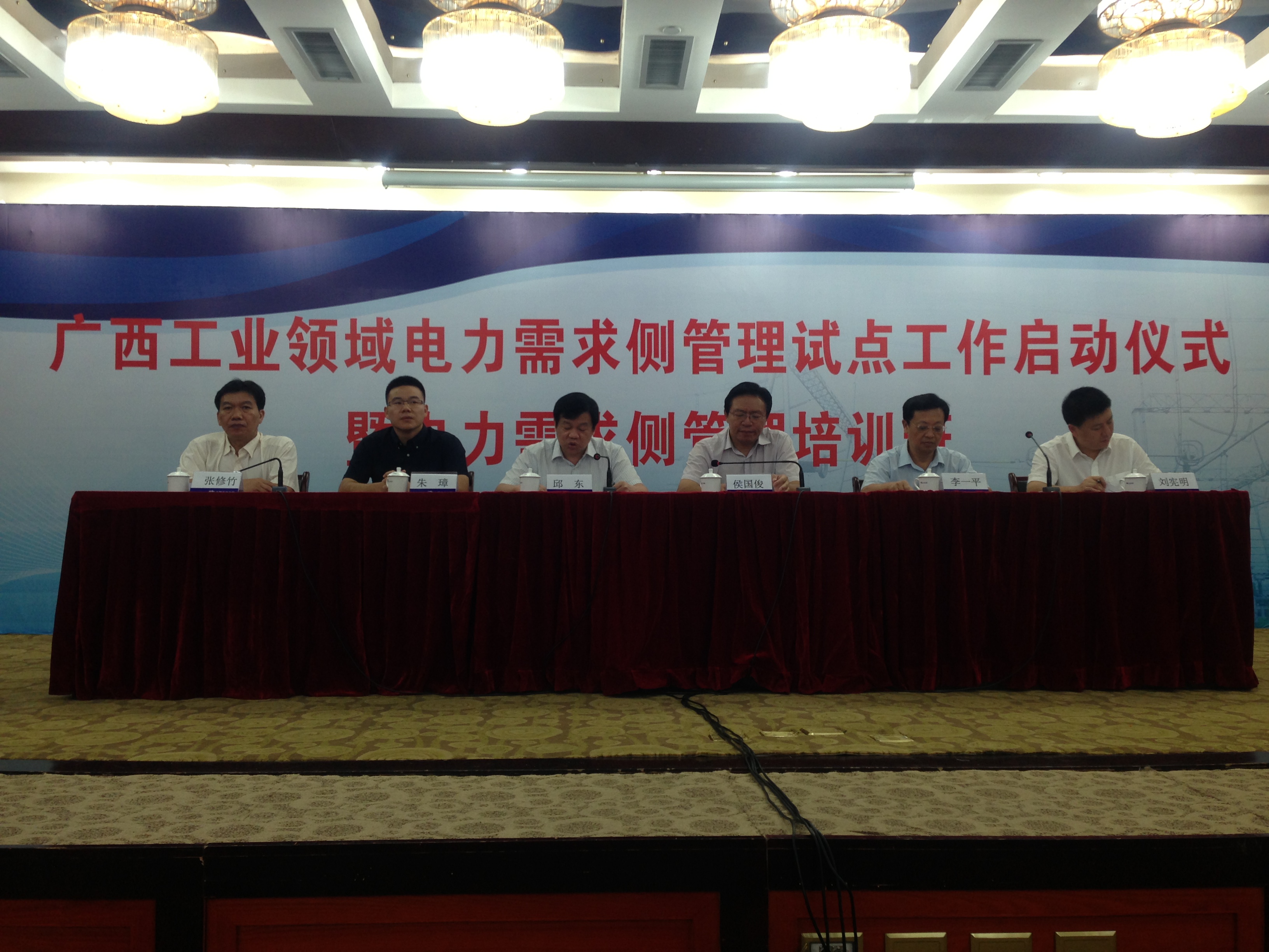 廣西工業領域電力需求側管理試點工作啟動儀式