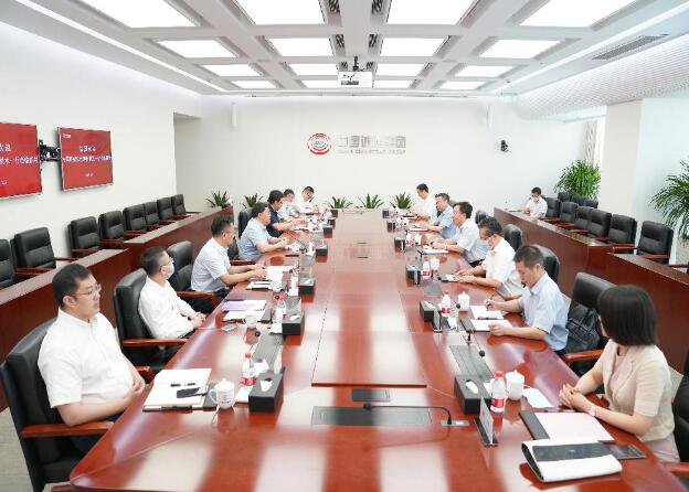 中國(guó)能建總經(jīng)理、黨委副書記孫洪水拜訪中國(guó)誠(chéng)通董事長(zhǎng)朱碧新