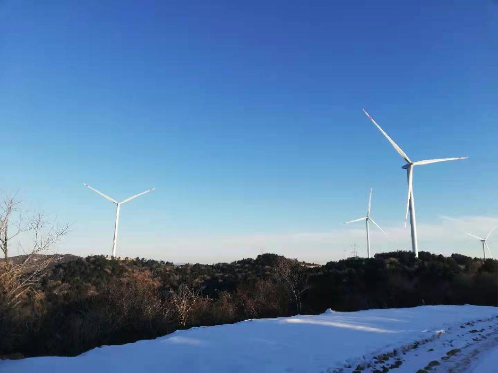山西盂縣西煙鎮風電項目全容量并網發電