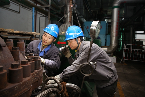 大唐石門發電公司：五一，我在檢修一線！