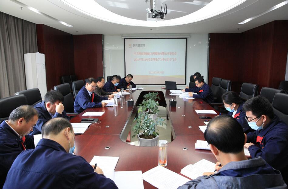 陜投集團趙石畔煤電以理論學習促改革發展