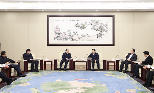辛保安、張智剛拜會浙江省委書記袁家軍、省長王浩