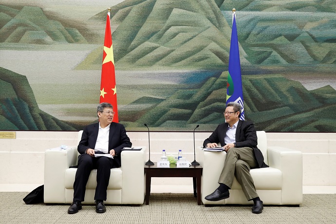 錢智民會見內蒙古自治區黨委常委、通遼市委書記孟憲東