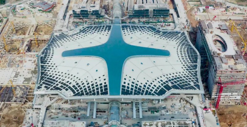 并網發電倒計時！杭州西站光伏項目組件已鋪設完畢