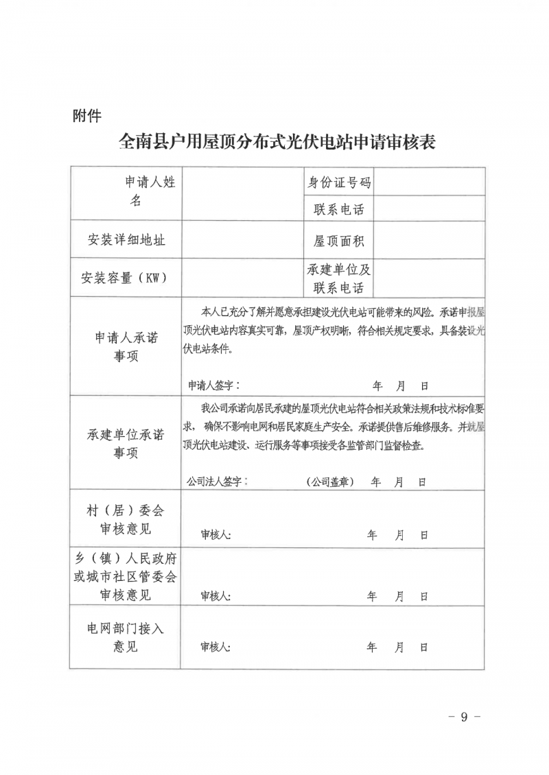 江西全南：不得利用光伏對群眾進行虛假宣傳、鼓動貸款，違規則納入失信企業黑名單！