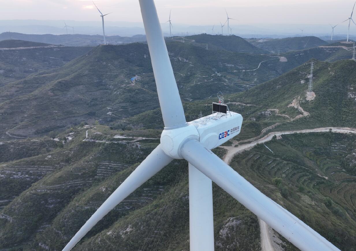 山西平定二期風電項目并網發電
