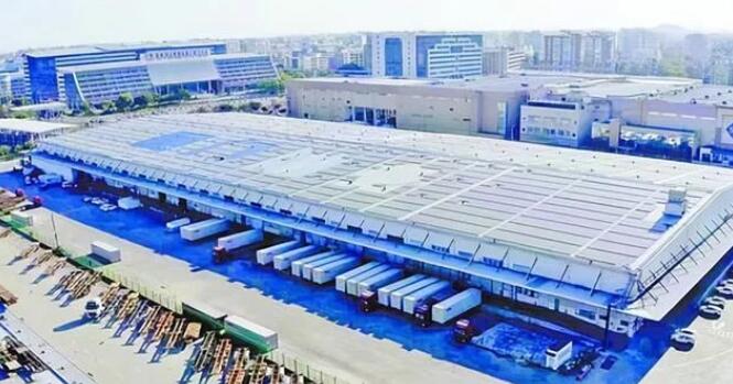 廈門港單體最大分布式光伏發電站順利并網發電