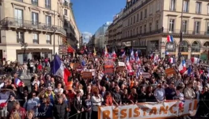 能源危機(jī)、高通脹令德法面臨“持續(xù)動蕩”危機(jī)，抗議罷工不斷上演