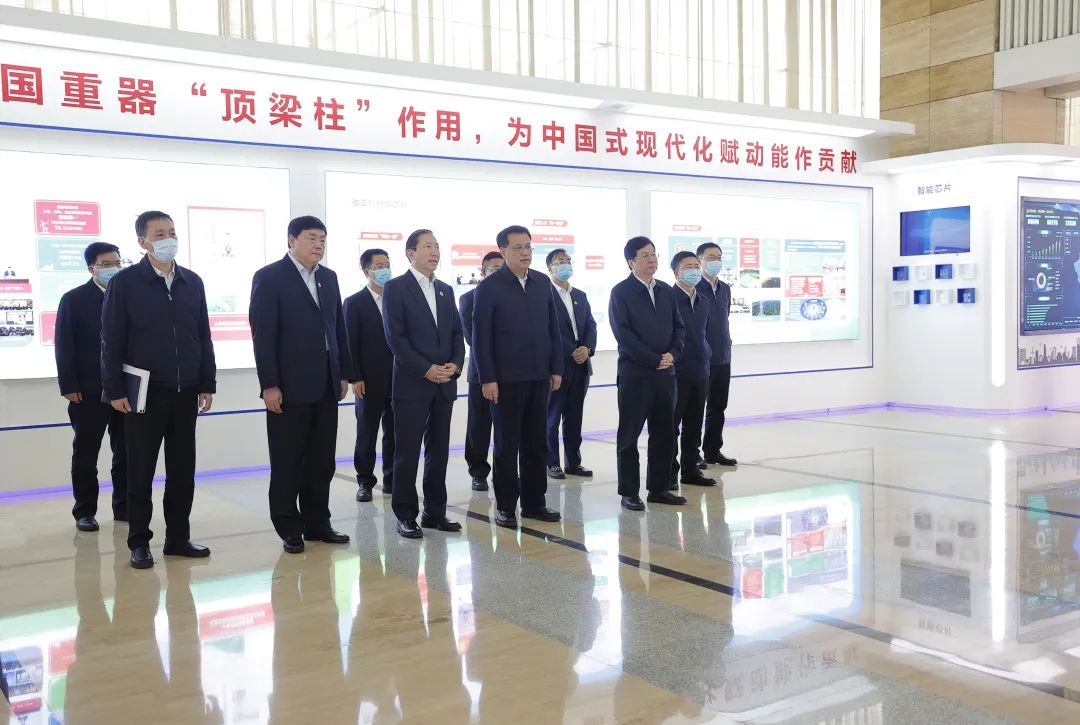 重慶市委書記袁家軍、市長胡衡華與國家電網董事長辛保安、總經理張智剛會談