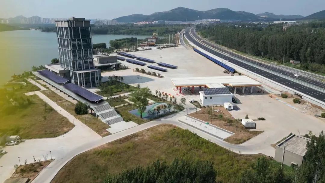 山東首個近零碳服務區建成運營