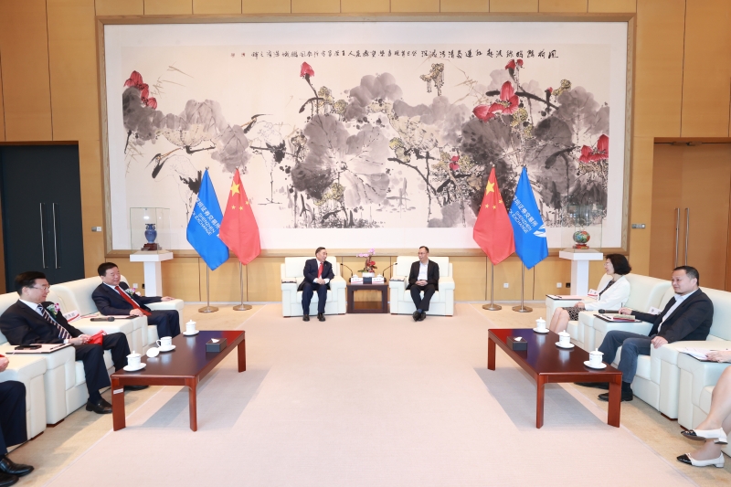 中國(guó)能建黨委書記、董事長(zhǎng)宋海良會(huì)見深交所理事長(zhǎng)陳華平、總經(jīng)理沙雁