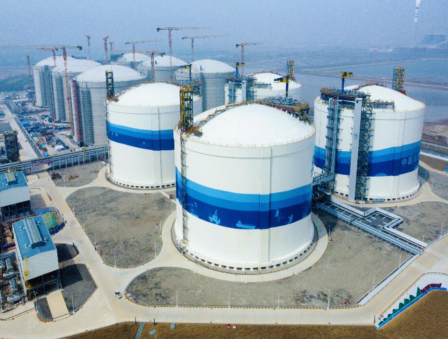 創國內紀錄!我國規模最大液化天然氣儲備基地首年負荷率超80%