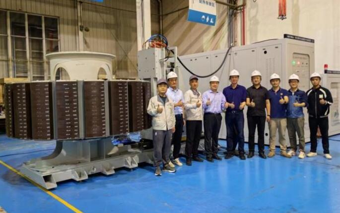 全球最大功率風力發電機實現整體充磁