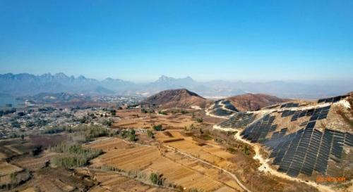 河北保定滿城區70兆瓦光伏發電項目成功并網發電
