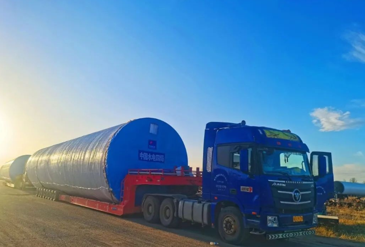 張北一號區域35萬千瓦風電項目塔筒順利完成發貨