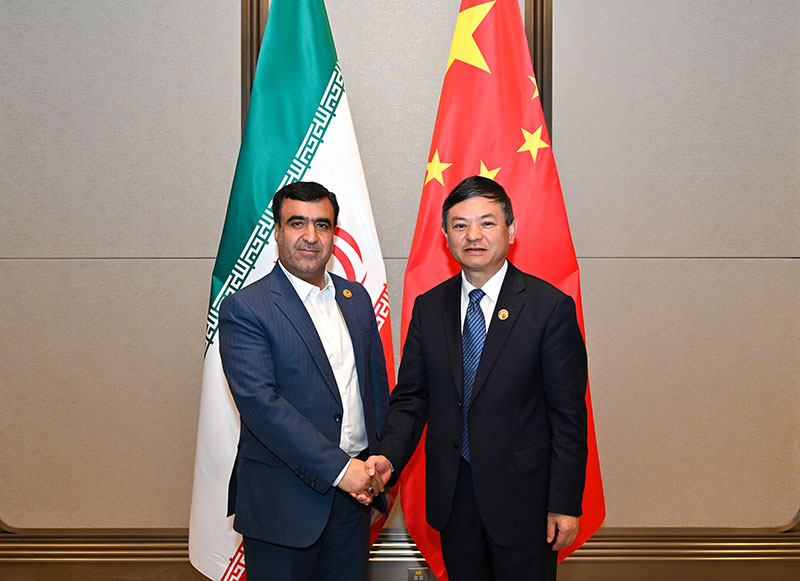 生態環境部部長黃潤秋會見上海合作組織國家綠色發展論壇部分參會嘉賓