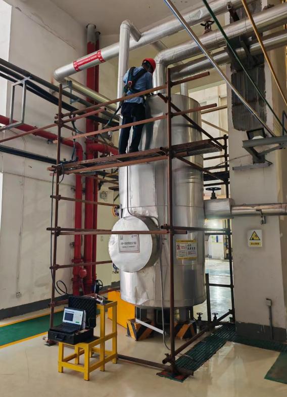 廣東特檢院佛山檢測院高效完成垃圾焚燒發電企業安全閥在線校驗