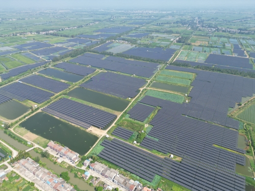 湖北洪湖光伏項目全容量并網