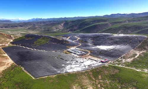 西藏尼木霍德一期10萬千瓦光伏項目全容量并網發電