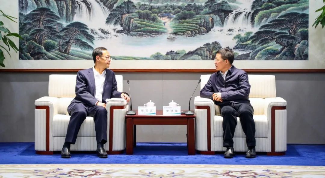 中國電氣裝備黨委書記、董事長李洪鳳會見交通銀行黨委副書記、行長張寶江