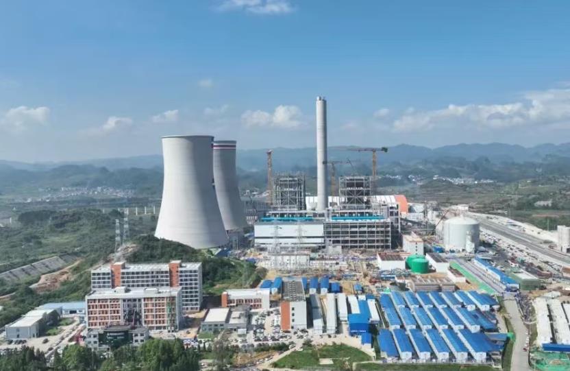 盤江普定2×66萬千瓦燃煤發電項目1號機組正式投運