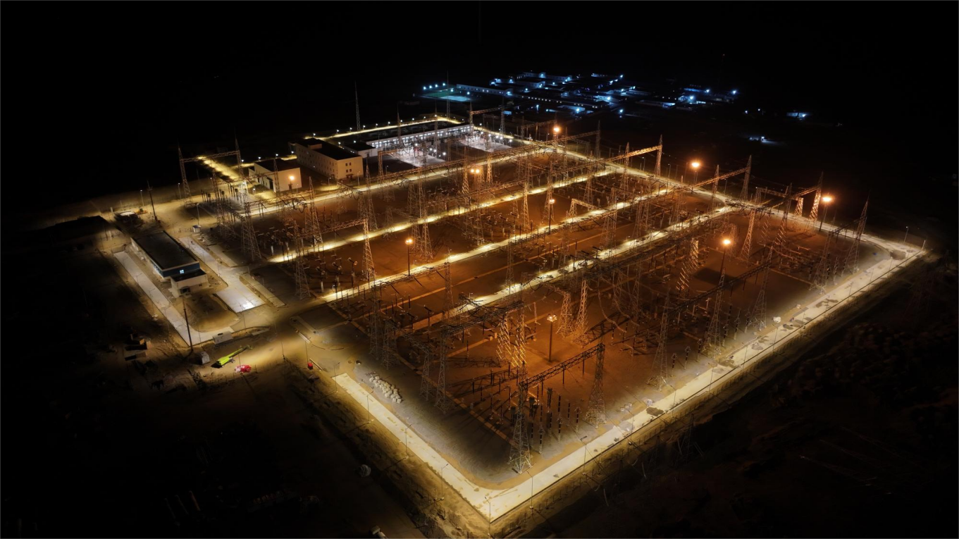 中亞地區單體大風電項目首批風機并網發電