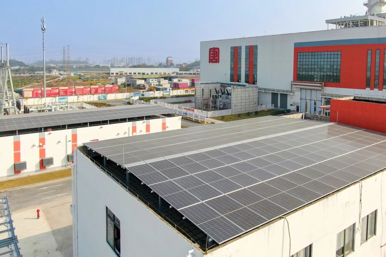 佛山熱電公司廠區分布式光伏并網