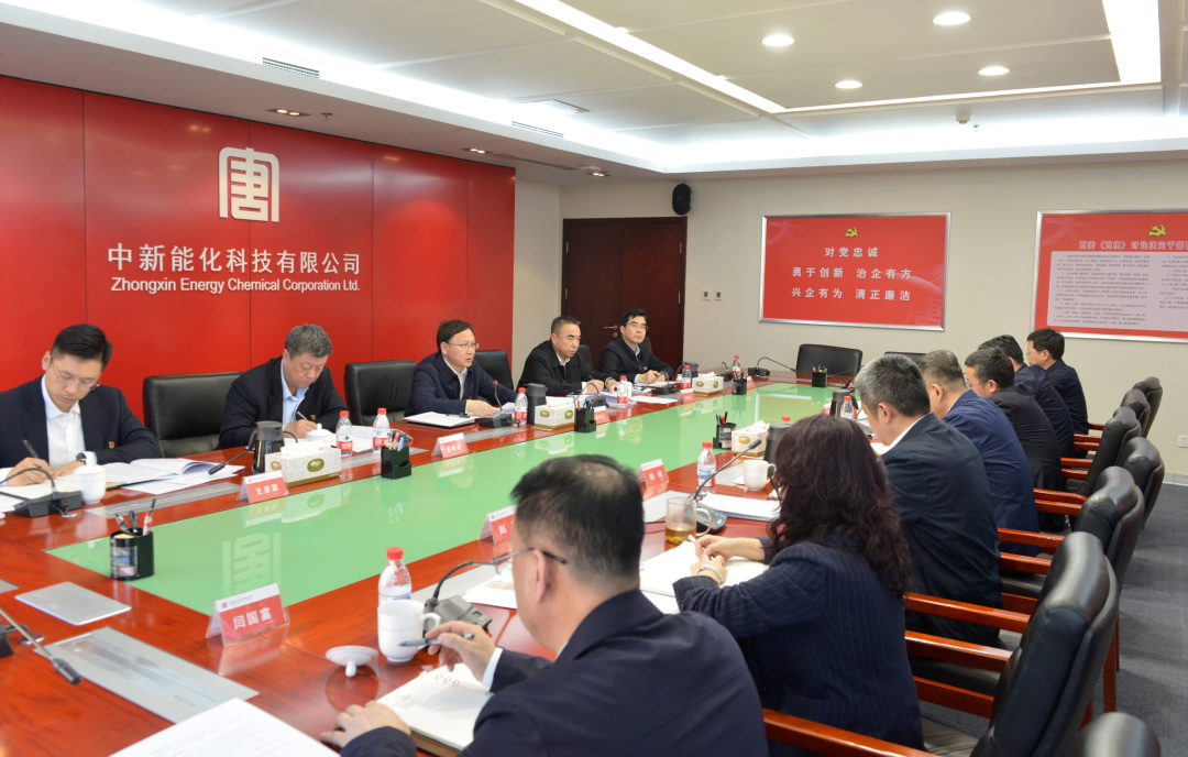 大唐集團(tuán)總經(jīng)理張傳江督導(dǎo)中新能化公司黨委2024年度領(lǐng)導(dǎo)班子暨巡視整改專(zhuān)題民主生活會(huì)