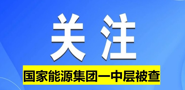 國家能源集團一中層被查！