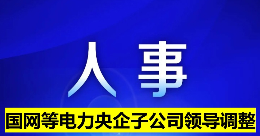 國網等電力央企子公司領導調整