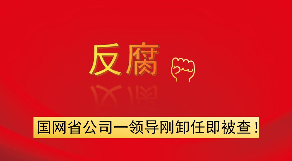 國網省公司一領導剛卸任即被查！